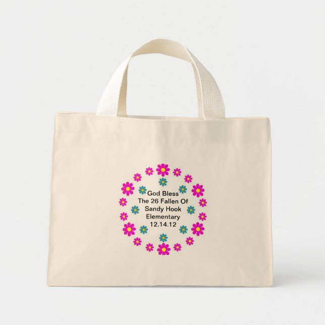BOLSA TOTE MINI DEUS ABENÇOE OS 26 CAÍDOS... (Frente)
