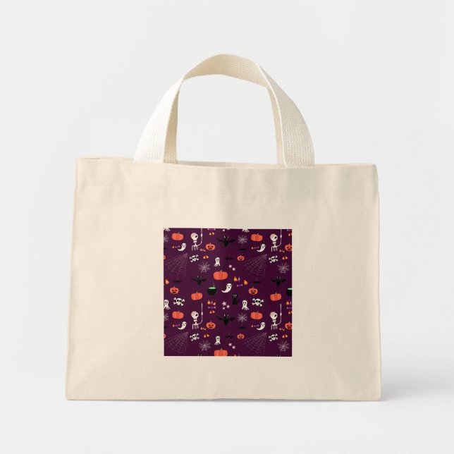 Bolsa Tote Mini Dia das Bruxas (Frente)