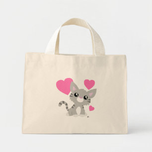 Bolsa Tote Mini Dia de os namorados Gatinho Toque
