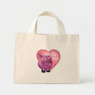 Bolsa Tote Mini Dia dos Namorados do Porco