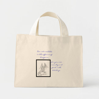 Bolsa Tote Mini dragão e ketchup