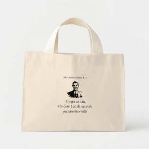 Bolsa Tote Mini Empregado Amargo Haiku #13