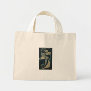 Bolsa Tote Mini enigma azul