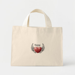 Bolsa Tote Mini Esperança no Angel Wings Tote Bag