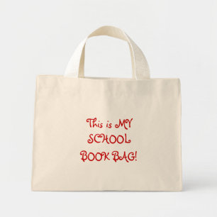 Bolsa Tote Mini Esta é a minha escola, o livro!
