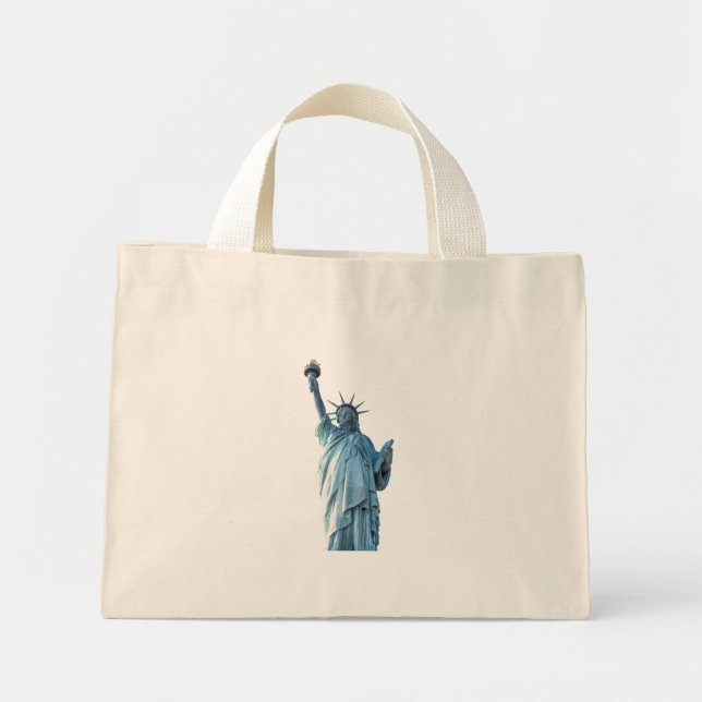 Bolsa Tote Mini Estátua da liberdade (Frente)
