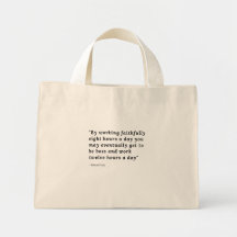 Estou a trabalhar com o duro T-Shirt Tote Bag