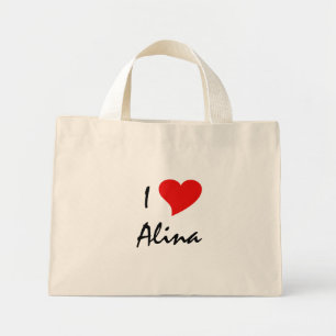 Bolsa Tote Mini Eu Amo Alina I