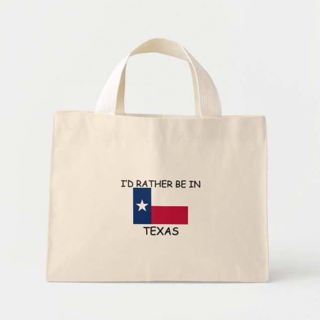 Bolsa Tote Mini Eu preferencialmente no Texas (Frente)