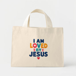 BOLSA TOTE MINI EU SOU AMADO POR JESUS TOTE