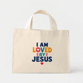 BOLSA TOTE MINI EU SOU AMADO POR JESUS TOTE