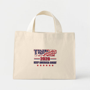 Bolsa Tote Mini Excelente Trump 2020 Keep America