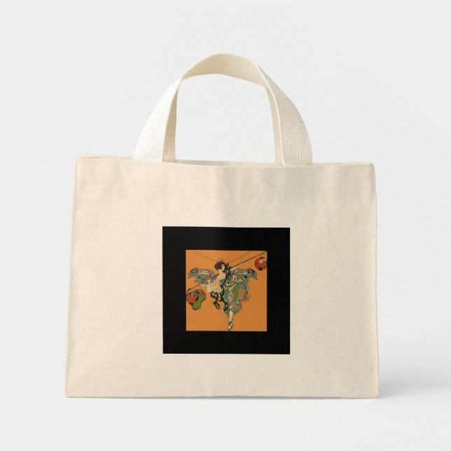 Bolsa Tote Mini Fada Bailarina Com Lanternas (Frente)