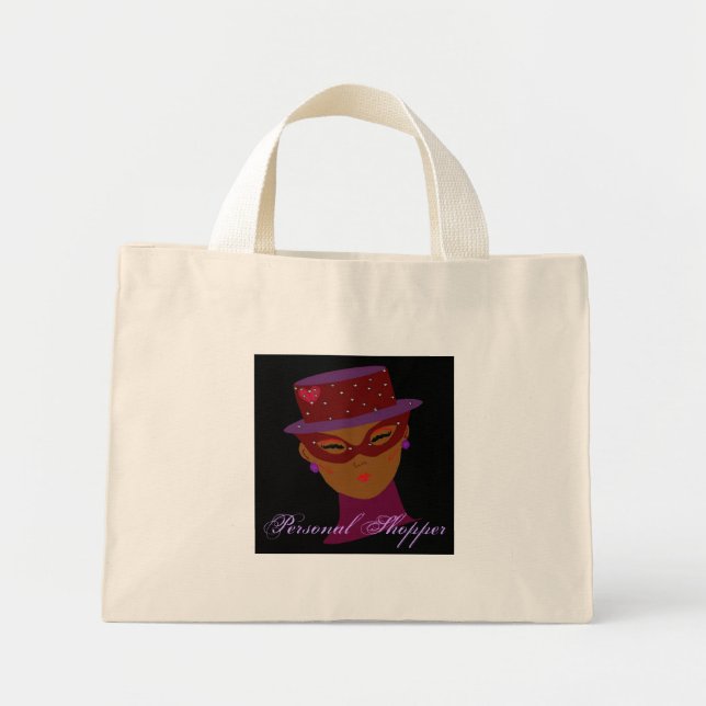Bolsa Tote Mini Fashion Personal Shopper Em Natural I (Frente)