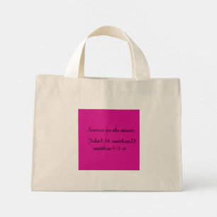 Bolsa Tote Mini fé, mulheres, beleza