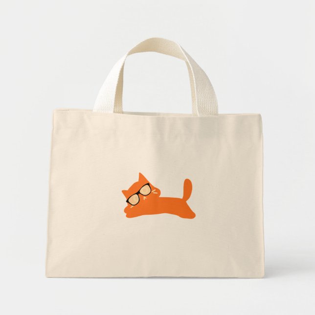 Bolsa Tote Mini Feline art (Frente)
