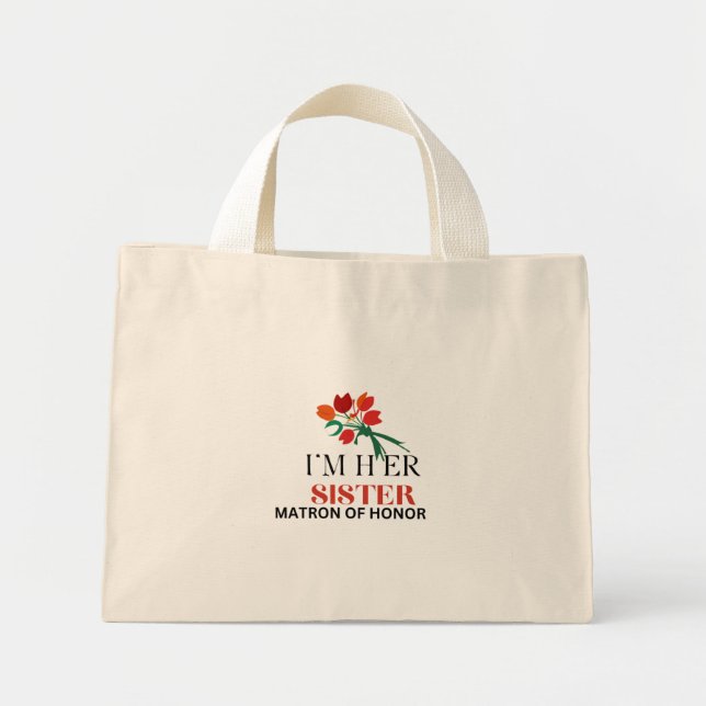 Bolsa Tote Mini Festa para a noiva (Frente)