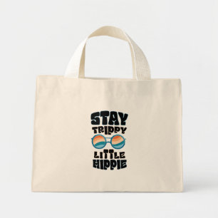 Bolsa Tote Mini Fique Trippy Hippie Pequeno - Desi Psicodélico Ret