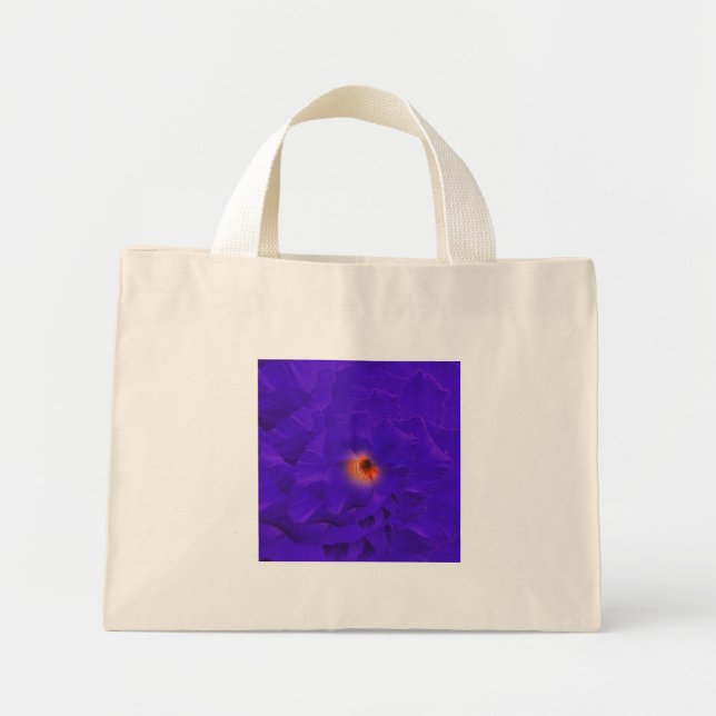 Bolsa Tote Mini Flor de Espada Topolar Roxo Multipla (Frente)