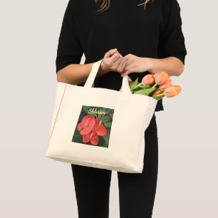 BOLSA TOTE MINI FLORAL/ANTÚRICO