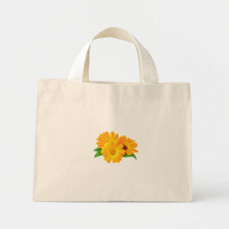 Bolsa Tote Mini Flores de Calendário Organizadas
