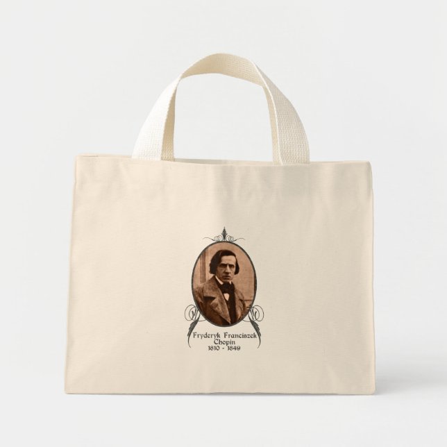 Bolsa Tote Mini Fryderyk Chopin (Frente)