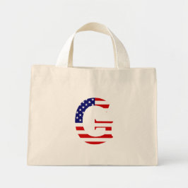 Bolsa Tote Mini G Monograma sobreposto ao SAI Flag ttcnt