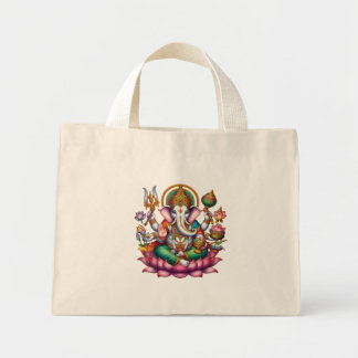 Bolsa Tote Mini Ganesha Deus da Fortuna
