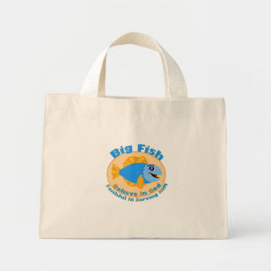 Bolsa Tote Mini Grandes Peixes Creem em Deus