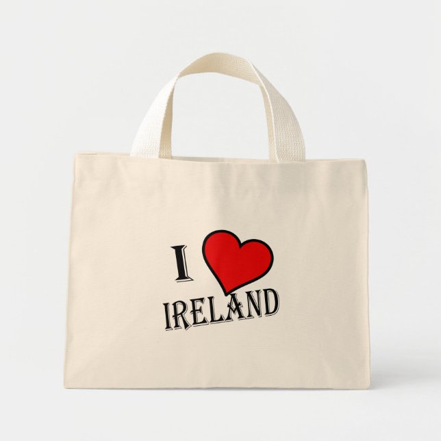 Bolsa Tote Mini I Heart Ireland bk ttcnt (Frente)