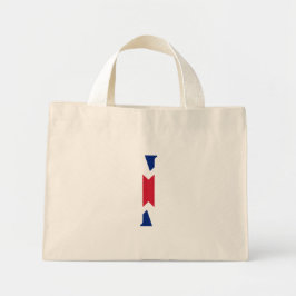 Bolsa Tote Mini I Monograma sobreposto na Union Jack Flag ttcnt