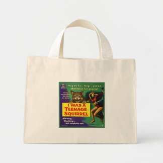 Bolsa Tote Mini I was a teenage squirrel