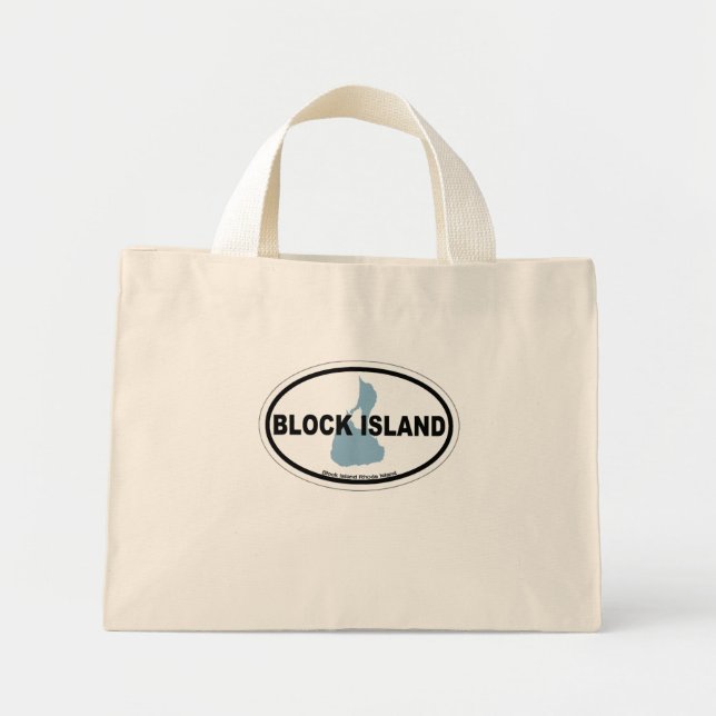 Bolsa Tote Mini Ilha Block. (Frente)