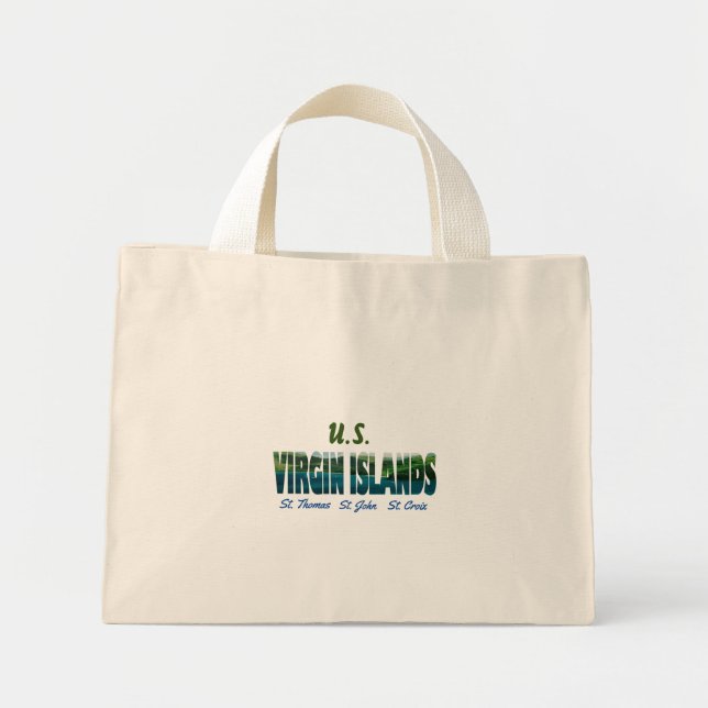 Bolsa Tote Mini Ilhas Virgens Americanas  (Frente)