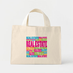 Bolsa Tote Mini Imóveis Coloridos