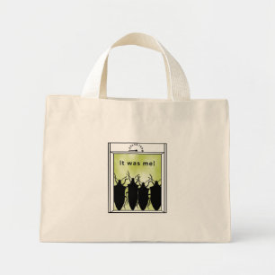 Bolsa Tote Mini Inseto fedorento, fui eu!Bolsa