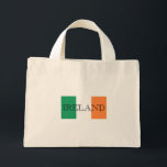 Bolsa Tote Mini Irish Flag Ireland ttcnt<br><div class="desc">Irish Flag Ireland bagtt Design © Trinkets and Things 2017 - AHP Design. Todos os Direitos Reservados. 030417</div>