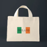 Bolsa Tote Mini Irish Flag Ireland ttcnt<br><div class="desc">Irish Flag Ireland bagtt Design © Trinkets and Things 2017 - AHP Design. Todos os Direitos Reservados. 030417</div>
