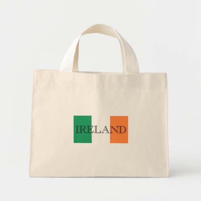 Bolsa Tote Mini Irish Flag Ireland ttcnt (Frente)