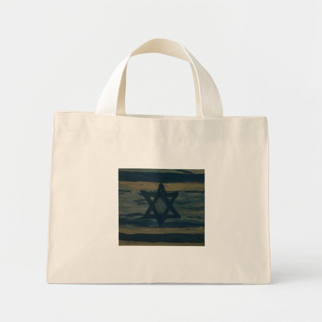Bolsa Tote Mini israel abstrato (Frente)
