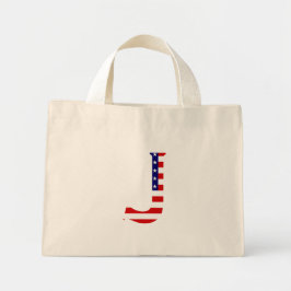 Bolsa Tote Mini J Monograma sobreposto ao SAI Flag ttcnt