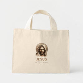 Bolsa Tote Mini Jesus is truly risen!