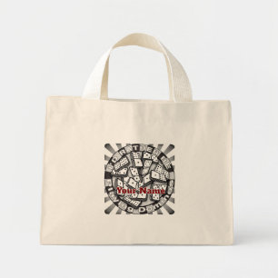 Bolsa Tote Mini Jogar Dominó