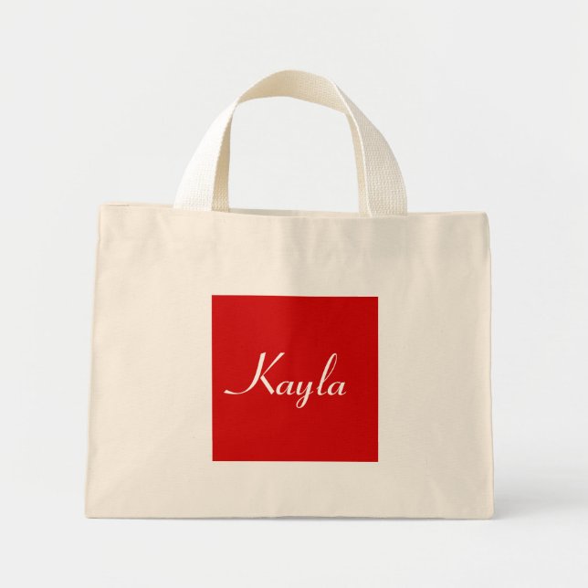 Bolsa Tote Mini Kayla Em Natural IV (Frente)