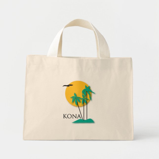 Bolsa Tote Mini Kona, Hawaii Tote Bag (Frente)