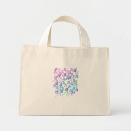 Bolsa Tote Mini Letter Confetti "A"