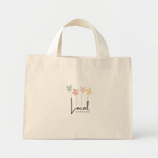 Bolsa Tote Mini Local Gardens Wildflower Tote Bag – Minimalist Han