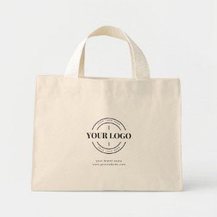 Bolsa Tote Mini Logotipo comercial personalizado Marca corporativa