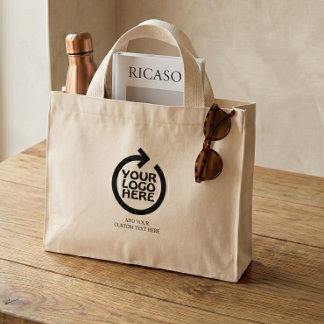 Bolsa Tote Mini Logotipo Negócios Personalizados