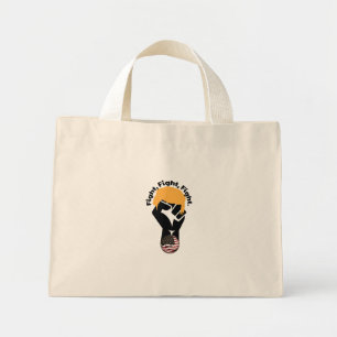 Bolsa Tote Mini Luta, Luta, Luta